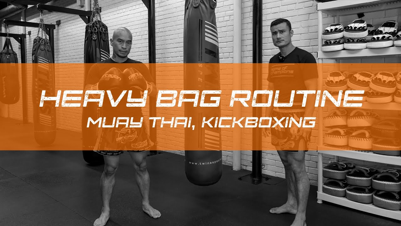 heavy bag kickboxing workout routines